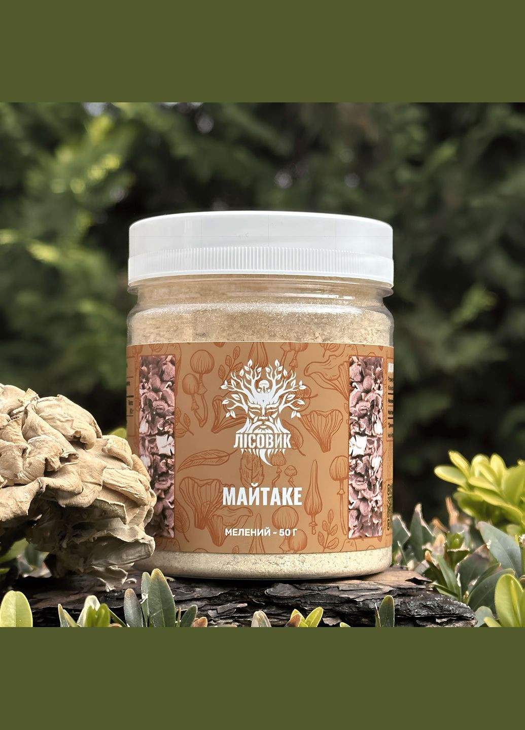 Майтаке, мелений порошок 50г Лісовик (334292832)