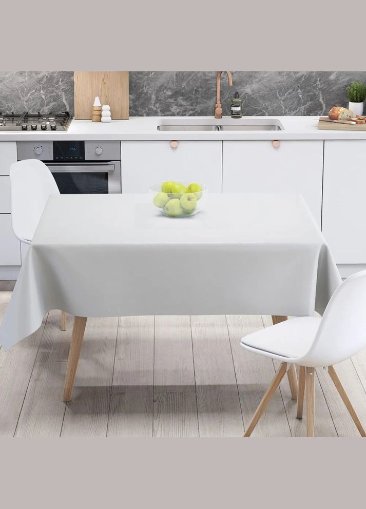 Скатертина водовідштовхувальна Aquastop Snowy С-04223-30314 120х150 см снігова ТЕП (364499194)