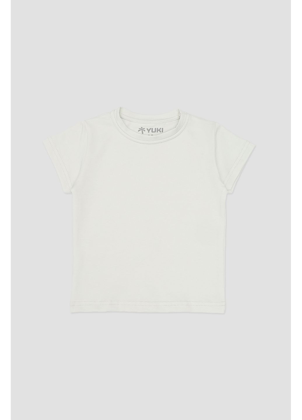 Світло-сіра демісезонна футболка з коротким рукавом для хлопчика колір світло-сірий цб-00283598 Yuki