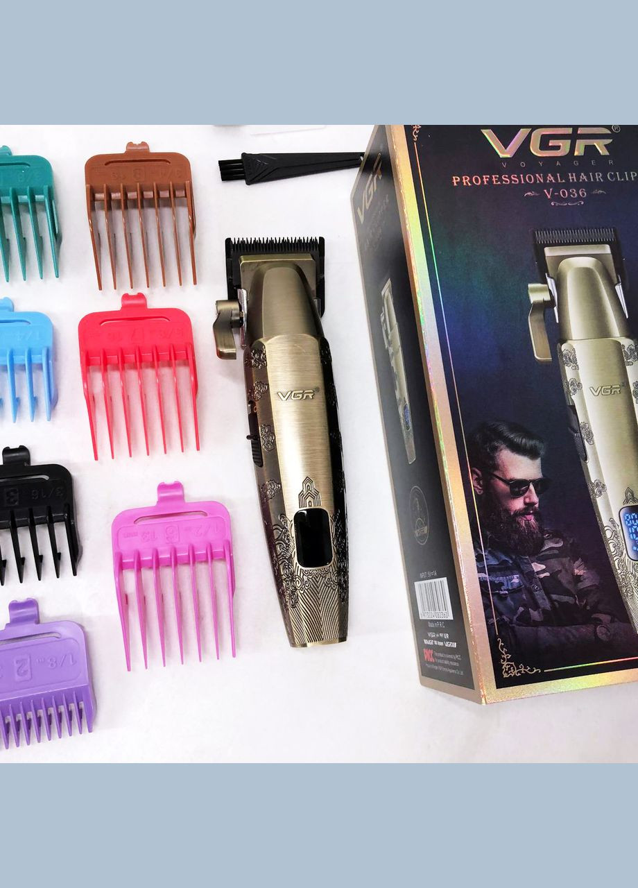 Акумуляторна машинка для стрижки V-036 VGR (364665516)