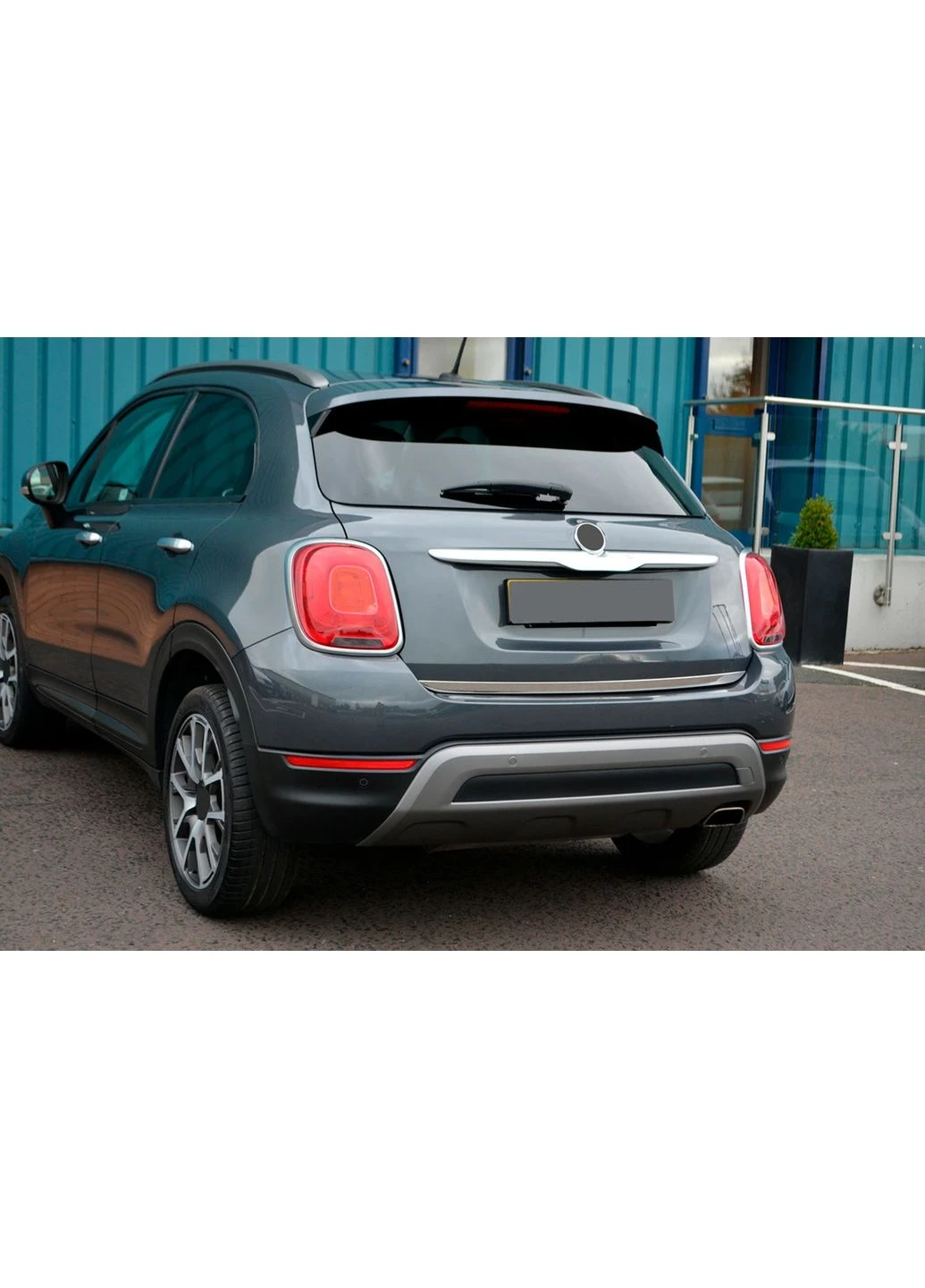 Кромка багажника (нерж) Carmos - Турецька сталь для Fiat 500X 2014-2024 рр No Brand (392198011)
