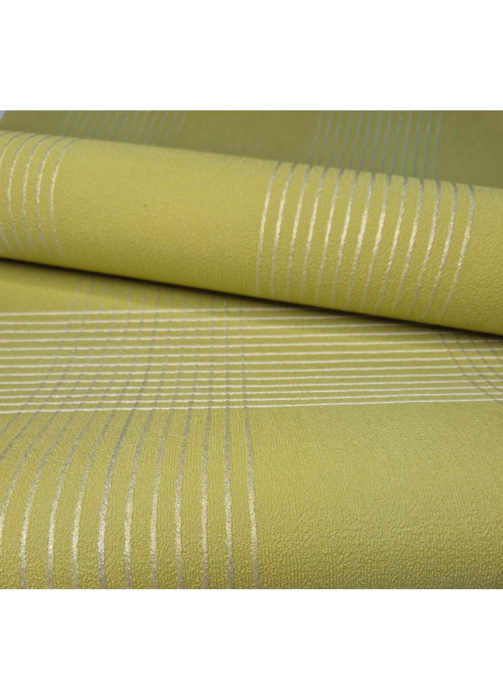 Обои виниловые 10.5 × 0.53 м 6615-40, Салатовые с геометрическим узором, для кухни, прихожей, гостиной MARBURG (340275545)