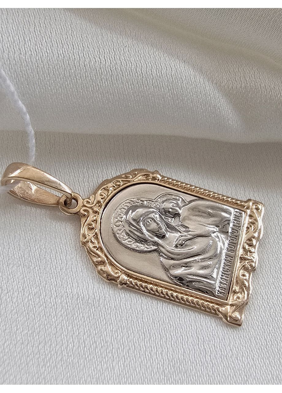 Золотая ладанка иконка «Божья Матерь Казанская» 440592-1п Столична Ювелірна Фабрика (363840202)