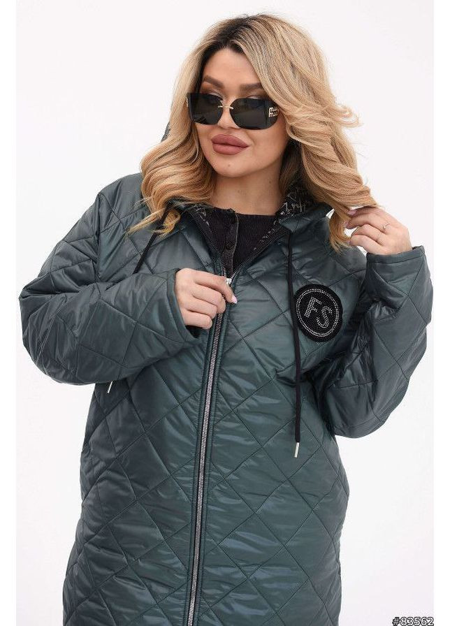 Пляшкова зелена демісезонна куртка Garna