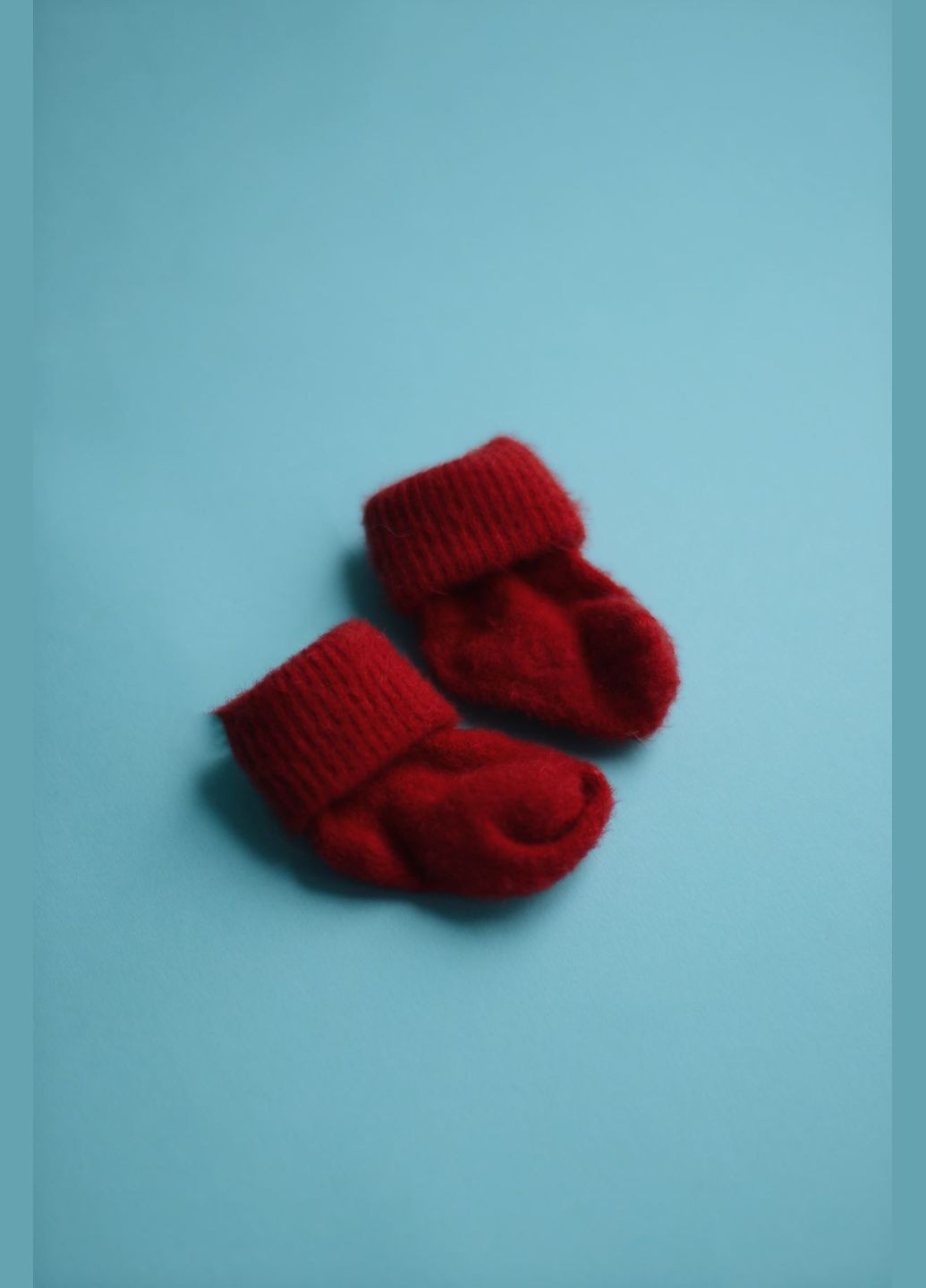 Комбінований демісезонний шкарпетки ангора червоні No Brand