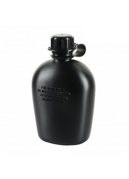 Фляга пластиковая для воды 1 л. Черная M-TAC (311200941)