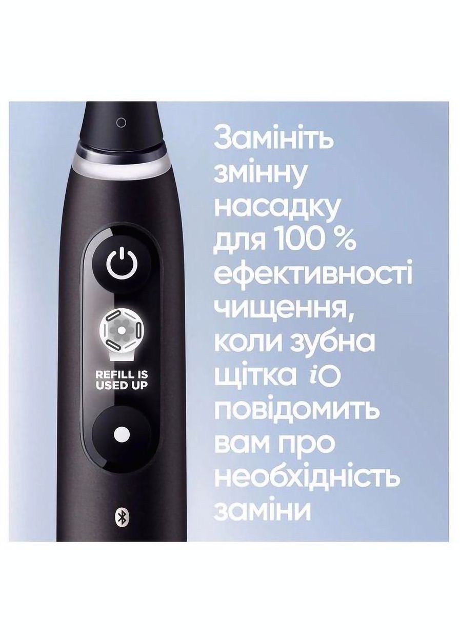 Электрическая зубная щетка iO Series 9 Black, IOM9.1B2.2AD типа 3758 Oral-B 4210201449485 (328401491)