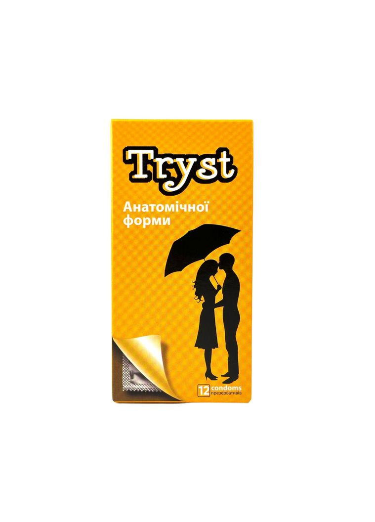Презервативи Тріст анатомічні 12 шт Tryst Anatom 12 (300370092)