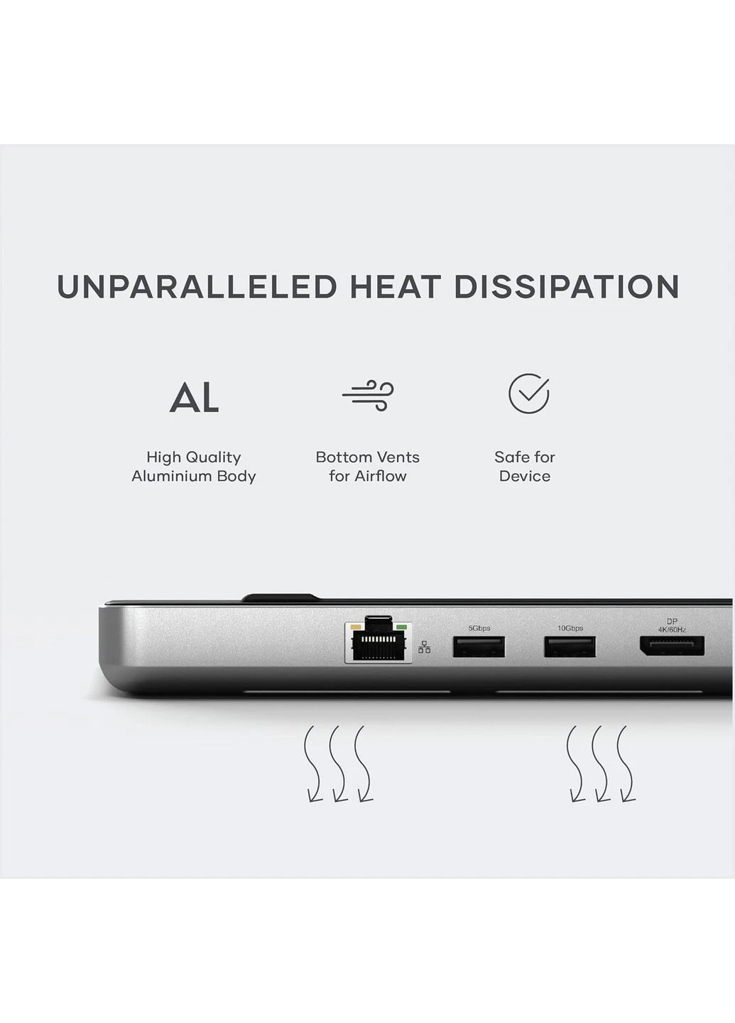 Док-станція Dual USB-C Docking Station & Stand (Dual 4K HDMI+DisplayPort,75WPD, 2×USB-C Data, 2×USB-A, слот SSD Satechi (388579783)