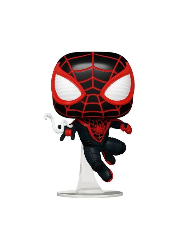 Фігурка Pop! Spider-Man 2 Game Miles Morales Upgraded Suit Фанко поп! Людина павук 2 Майлз Моралес покращений костюм Funko (341251559)
