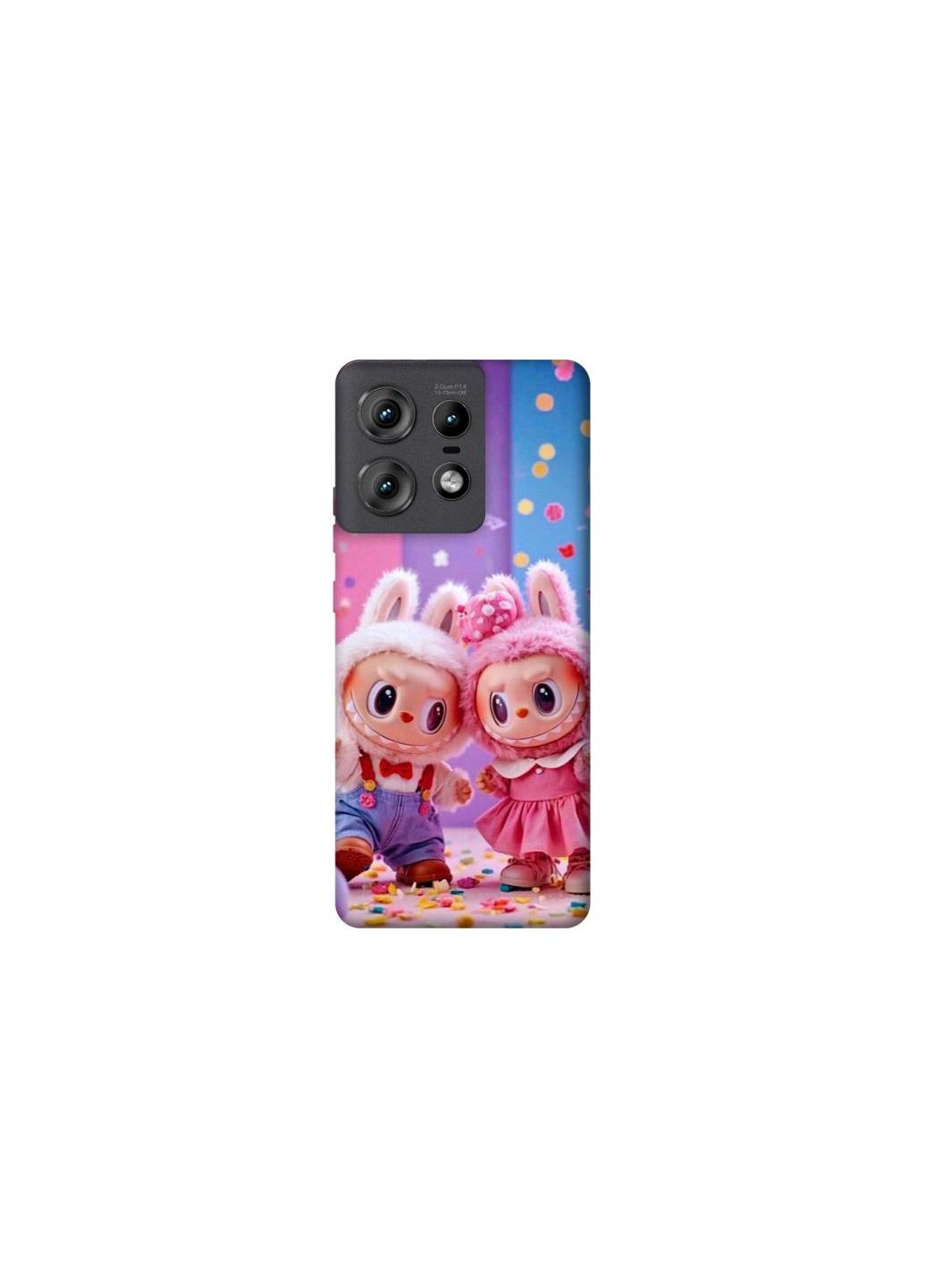Чохол на Motorola Edge 50 Pro Labubu twins ver.3 Frontalka (361975665)