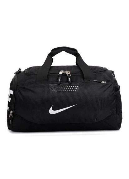 Спортивна сумка чорна з білим логотипом Nike (269254865)