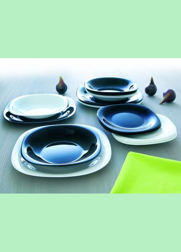 Сервиз столовый 18 предметов CARINE BLACK&WHITE, N1489 Luminarc (342117654)