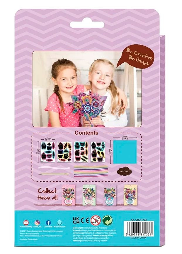 Набор для творчества Букет пирожных, скретч-арт () Avenir CH211733 (357490147)