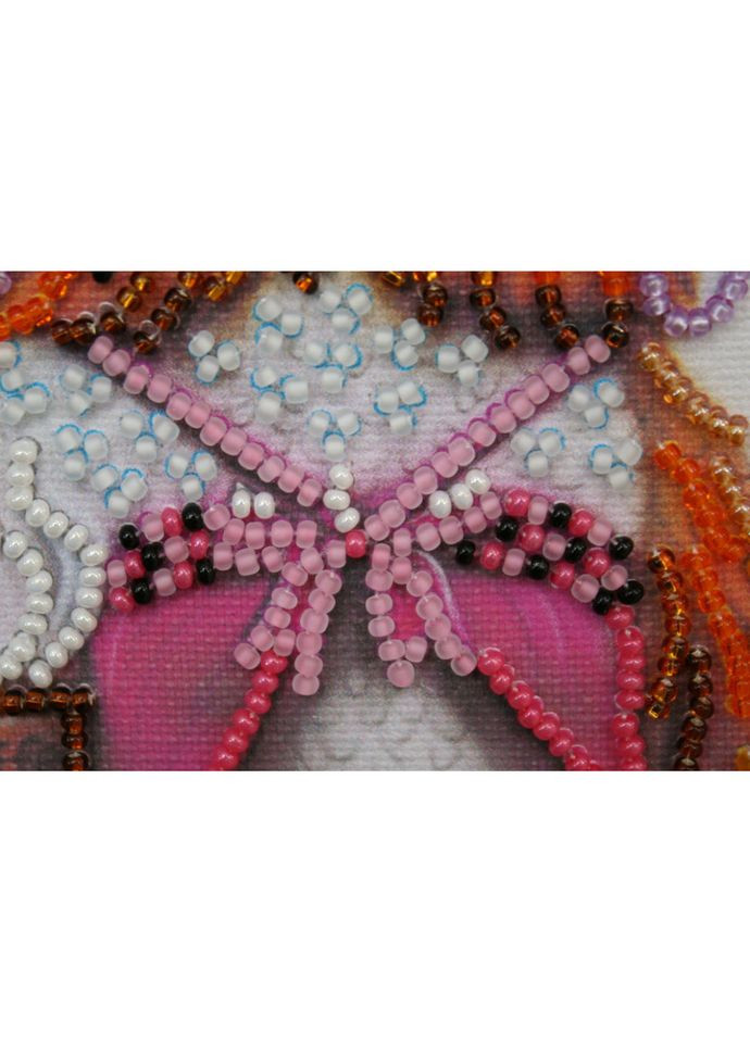 Набор для вышивки бисером "Сова с чашкой кофе" AM-104 15х15 см Abris Art (336331921)