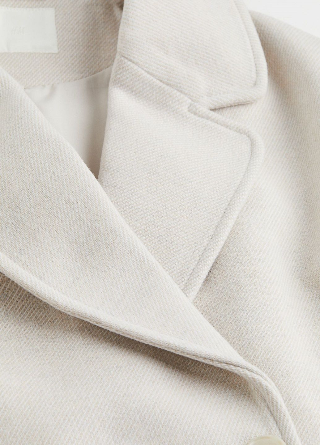 Светло-бежевое демисезонное Пальто H&M