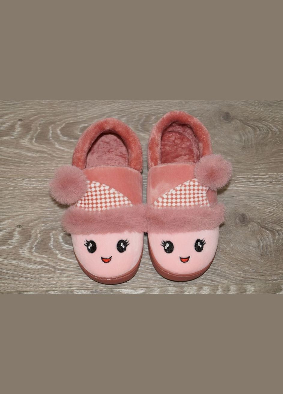 Тапочки домашні Чуні дитячі рожеві No Brand (286421033)