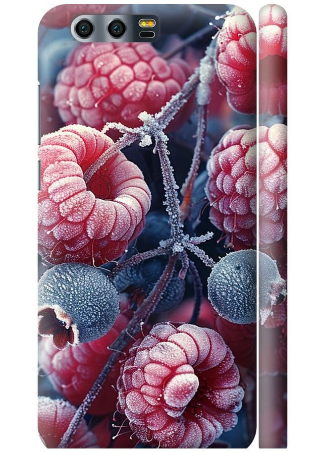 3D пластиковый матовый чехол 'Морозные ягоды' для Endorphone huawei honor 9 (285117334)