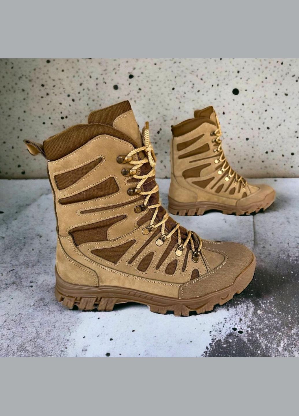 Женские Тактические Зимние Берцы. 36-49р Койот. Специальная трекинговая подошва! DSZF-2119 No Brand (301137885)