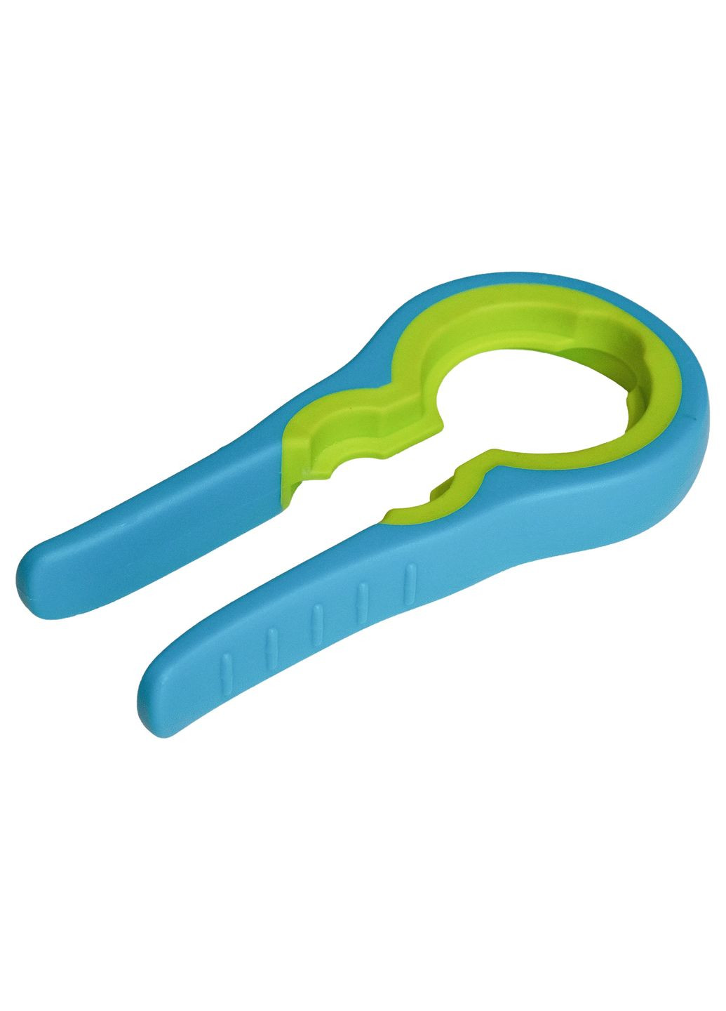 Многофункциональная открывалка евро ключ съемник для открывания и закрывания винтовых крышек твист Салатовый с голубым Kitchen Master (301023026)