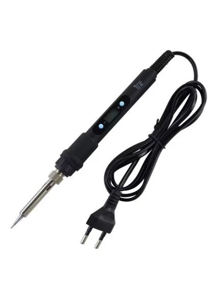 Комплект паяльник 80Вт с регулировкой температуры 80W + жала 5шт No Brand (361857021)