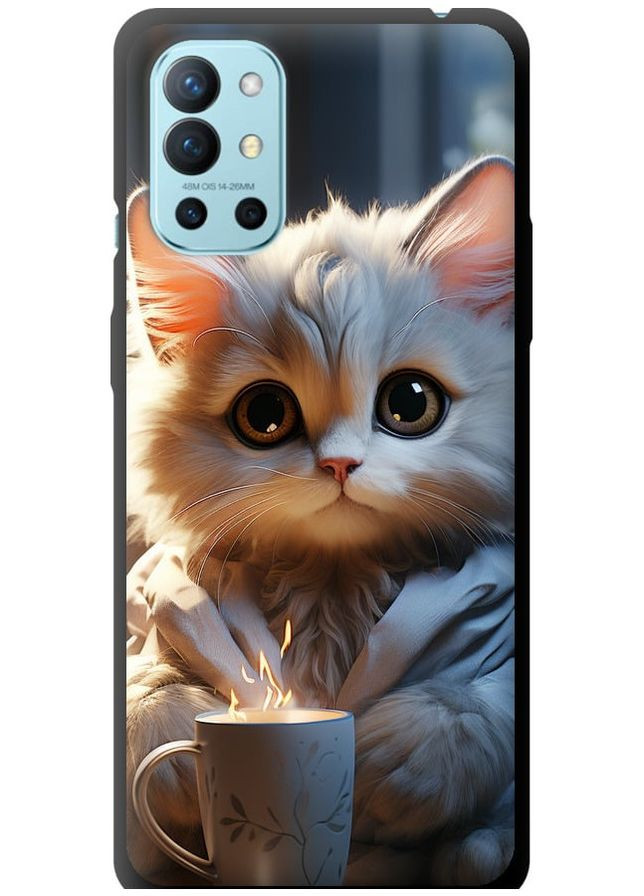 TPU чехол 'White cat' для Endorphone OnePlus 9R (265398235)