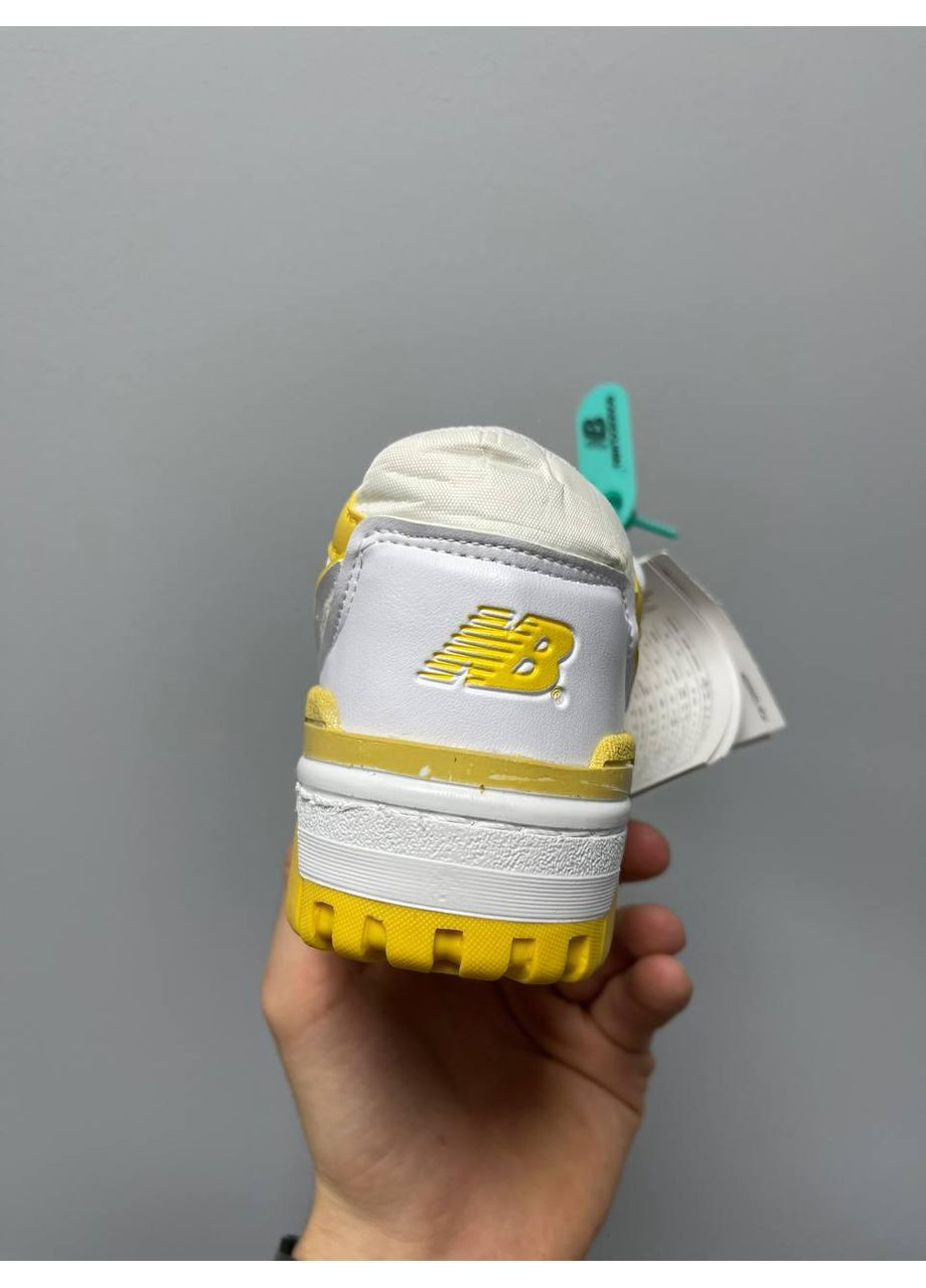 КРОСІВКИ ЖІНОЧІ NEW BALANCE 550 WHITE YELLOW НЬЮ БЕЛАНС 550 No Brand білі демісезони (367166935)