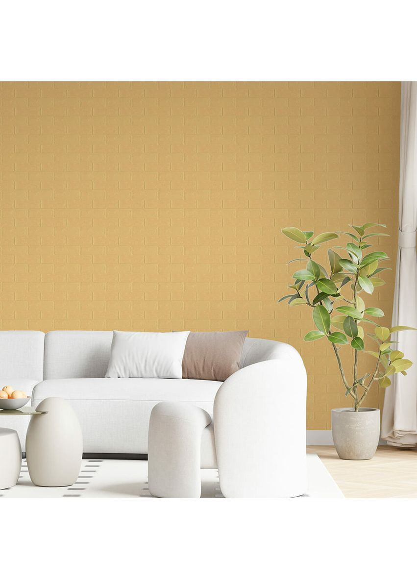 Панель стінова 3D 700х770х2мм Жовто-пісочний SW-00001909 Sticker Wall (362095019)