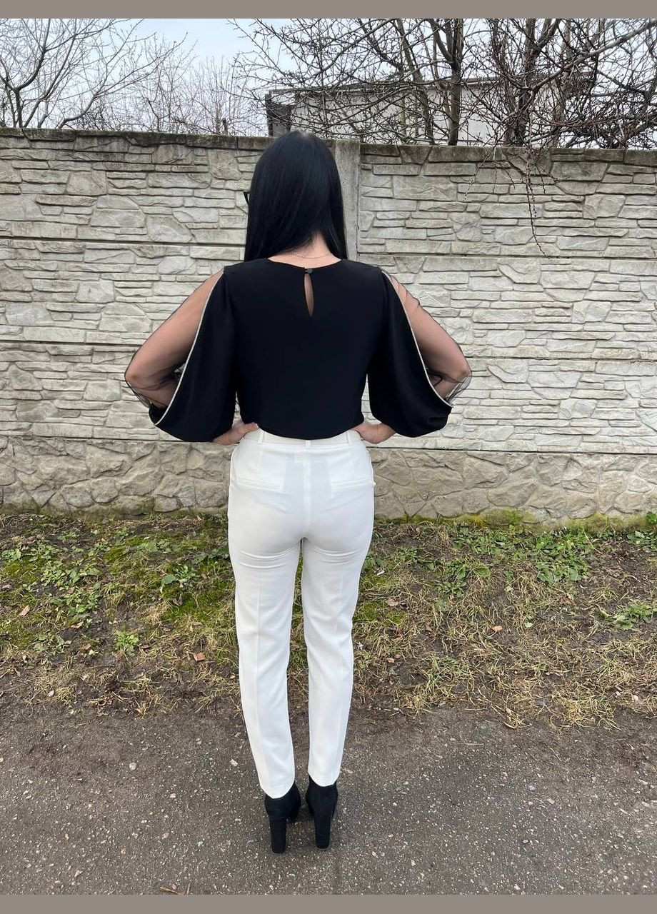 Женские белые классические брюки Турция No Brand (315931182)