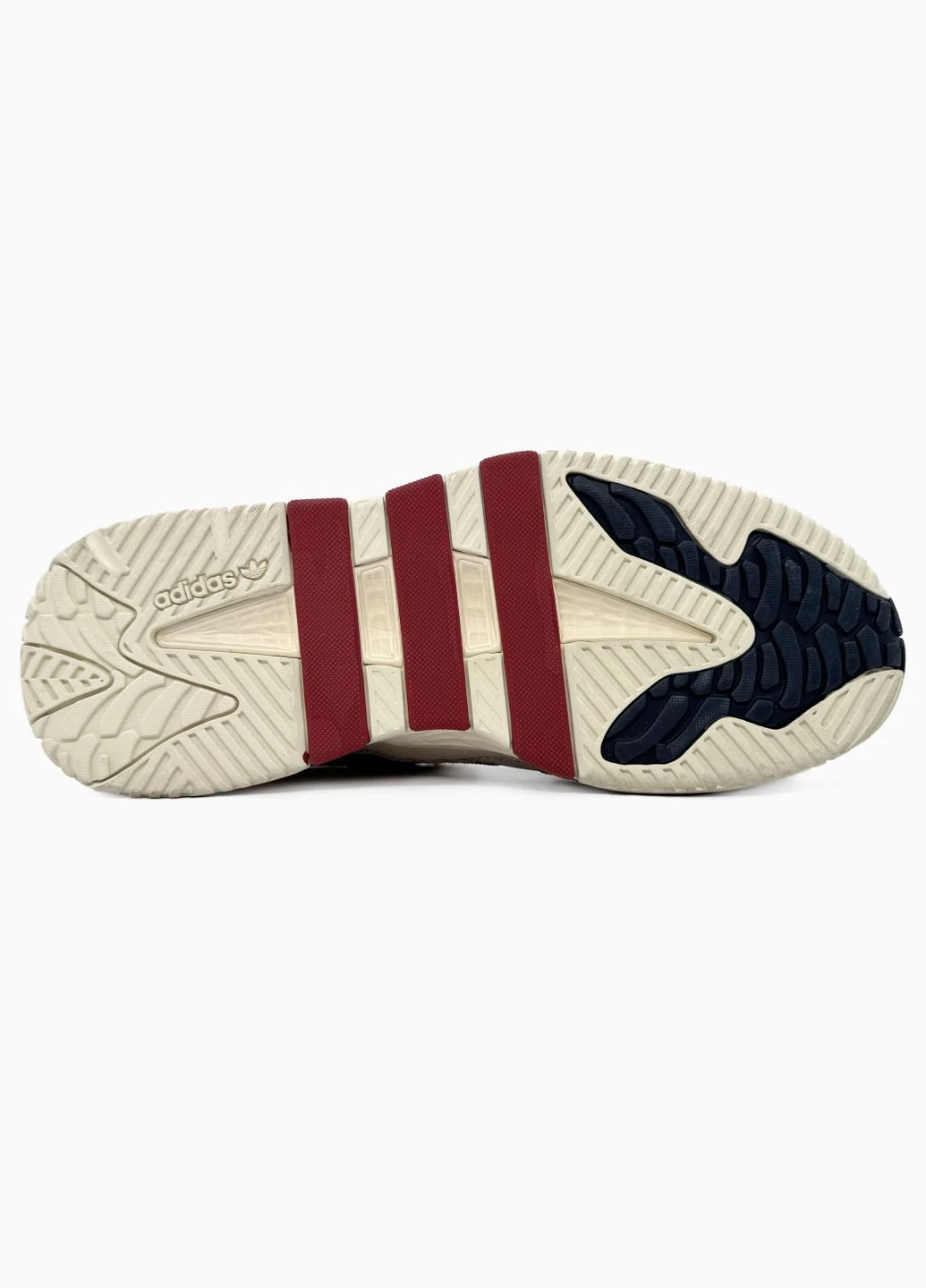 Цветные всесезонные кроссовки adidas No Brand Niteball Beige/Bordo/Green