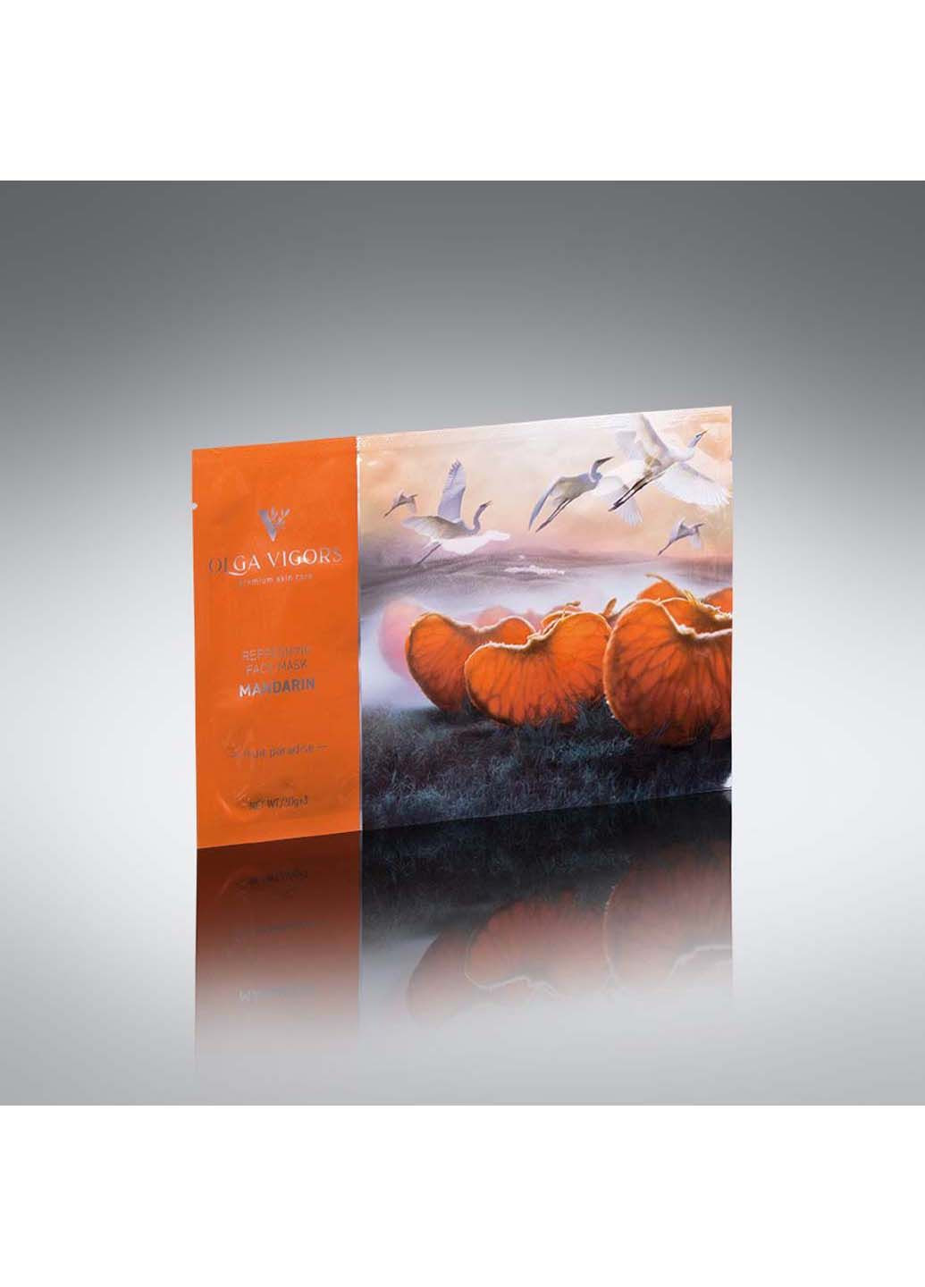Освежающая маска Мандарин 4 шт Vigor (317355530)
