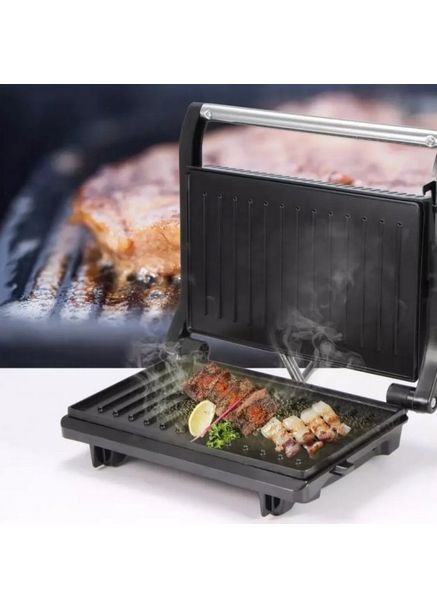 Гриль прижимний електричний MS-7708, контактний Domotec (350349347)