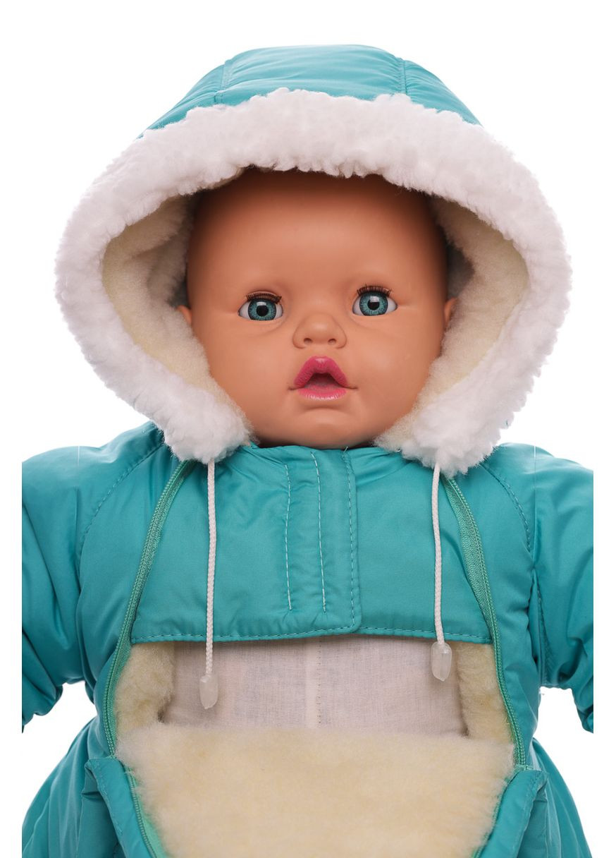 Чоловічок на хутрі для хлопчика без логотипу морська хвиля 74 см (51187) BABYKROHA (297200617)