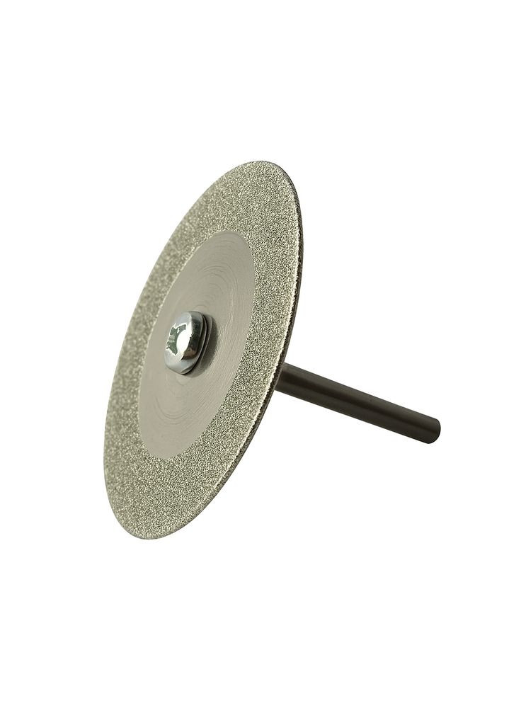 Диск алмазный для гравёра и дрели набор 10шт + держатель d 30*3 мм толщина 0,6 мм MAGtools (361437788)