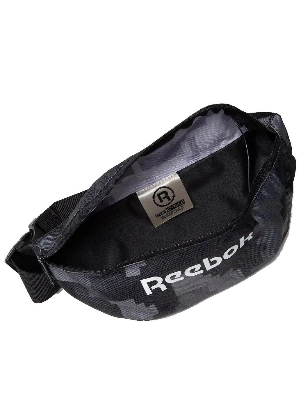 Сумка на пояс, набедренная сумка, бананка пиксель 12х25х7 см Reebok (289464917)