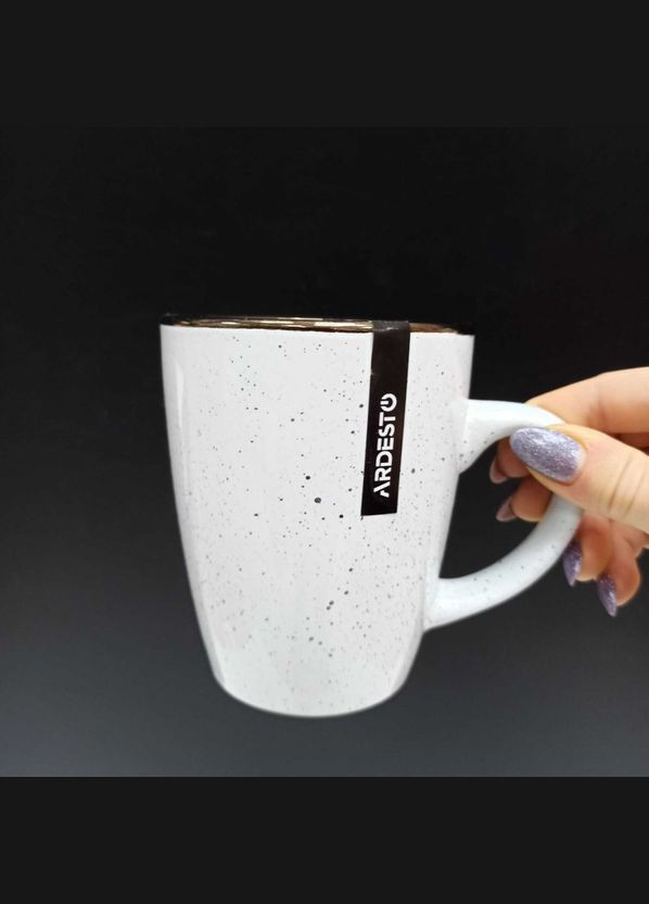 Чашка Bagheria Bright white 360 мл (AR2936WGC) Ardesto (323483320)