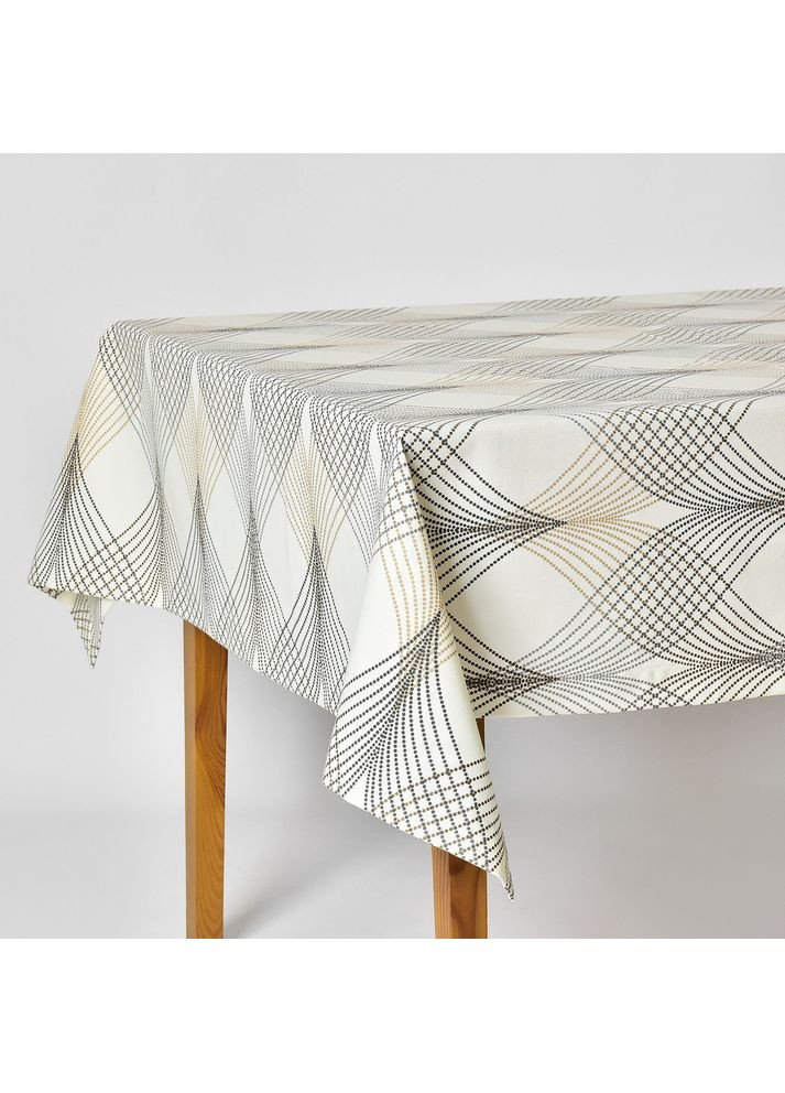 Скатерть с водоотталкивающей пропиткой 140х170 см хлопок беж IDEIA (366288990)