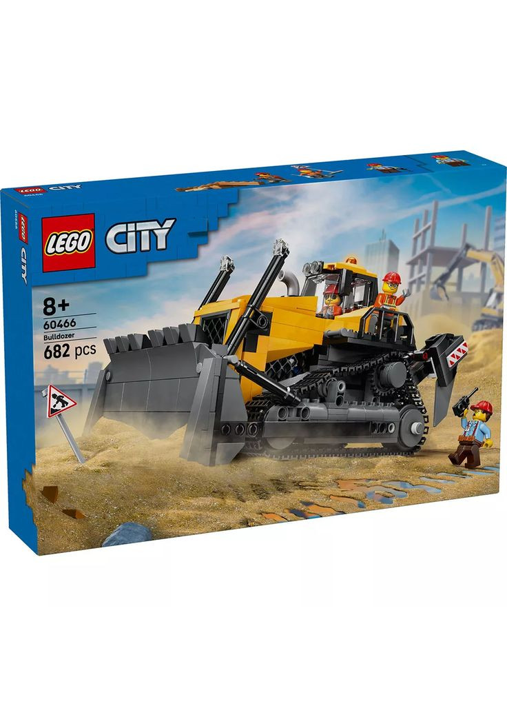 Конструктор City Жовтий бульдозер (60466) Lego (369674601)