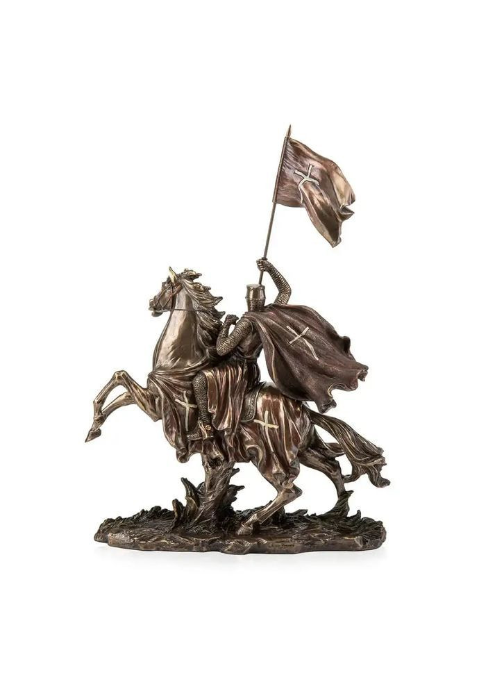 Статуетки подарункові з полістоуну, фігура "Хрестоносець" 41 см | Veronese Handmade 77709A4 (370206478)
