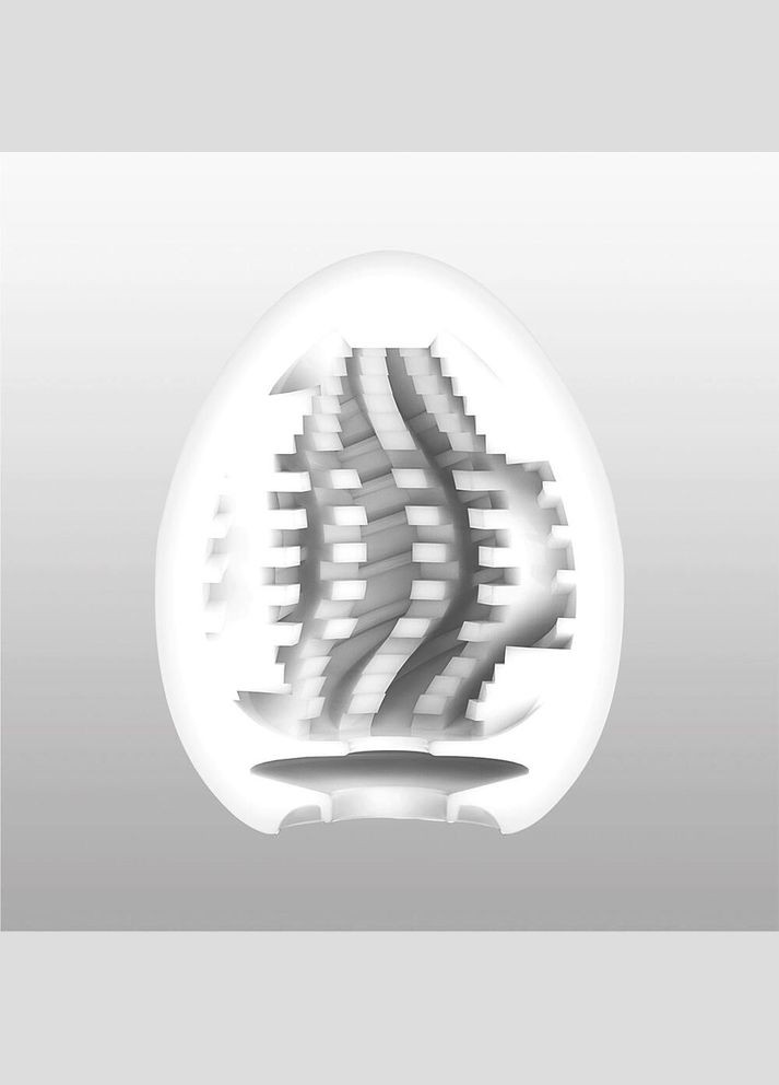 Мастурбатор Egg Tornado со спирально-геометрическим рельефом - CherryLove Tenga (282709938)