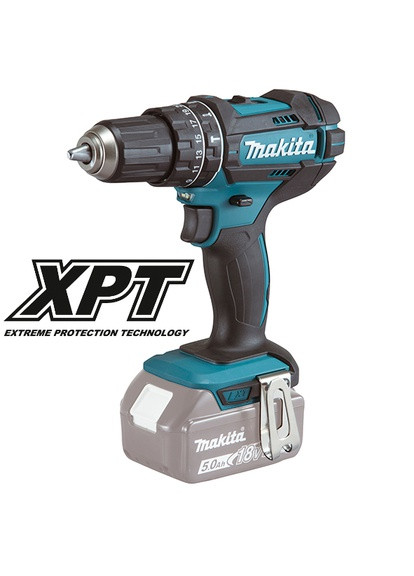 Аккумуляторная дрель-шуруповерт с ударом DHP482Z LXT (18В, 62/36Нм) электрический ручной ударный шуруповерт (4122) Makita (295030603)
