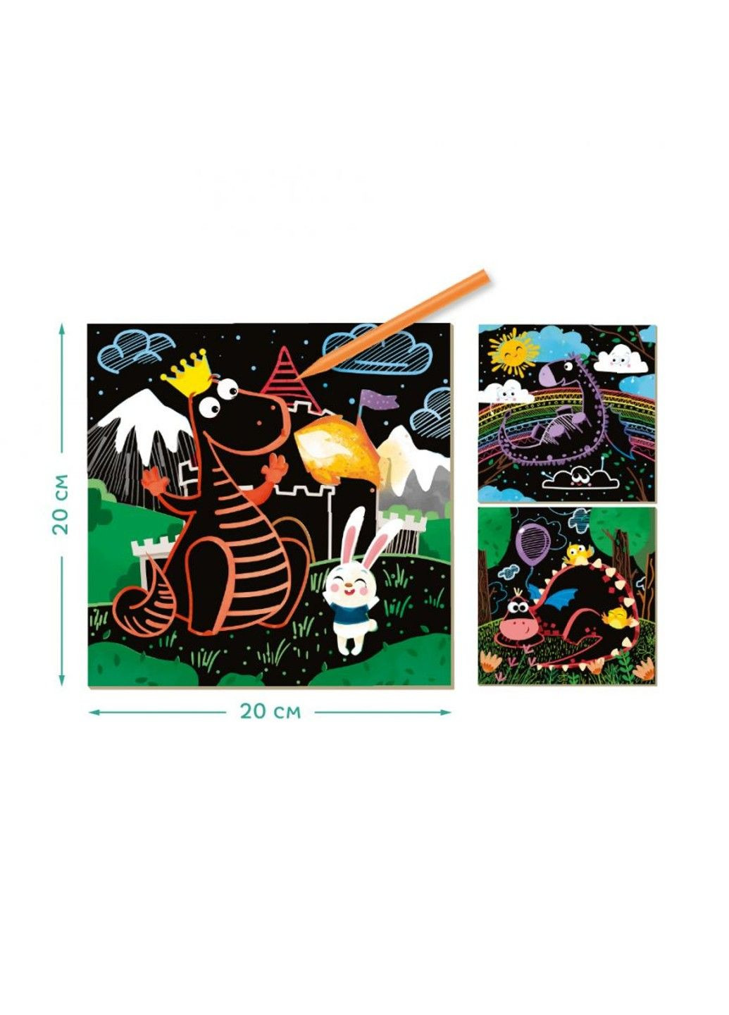 Набор гравюр Драконы Dodo (323159627)