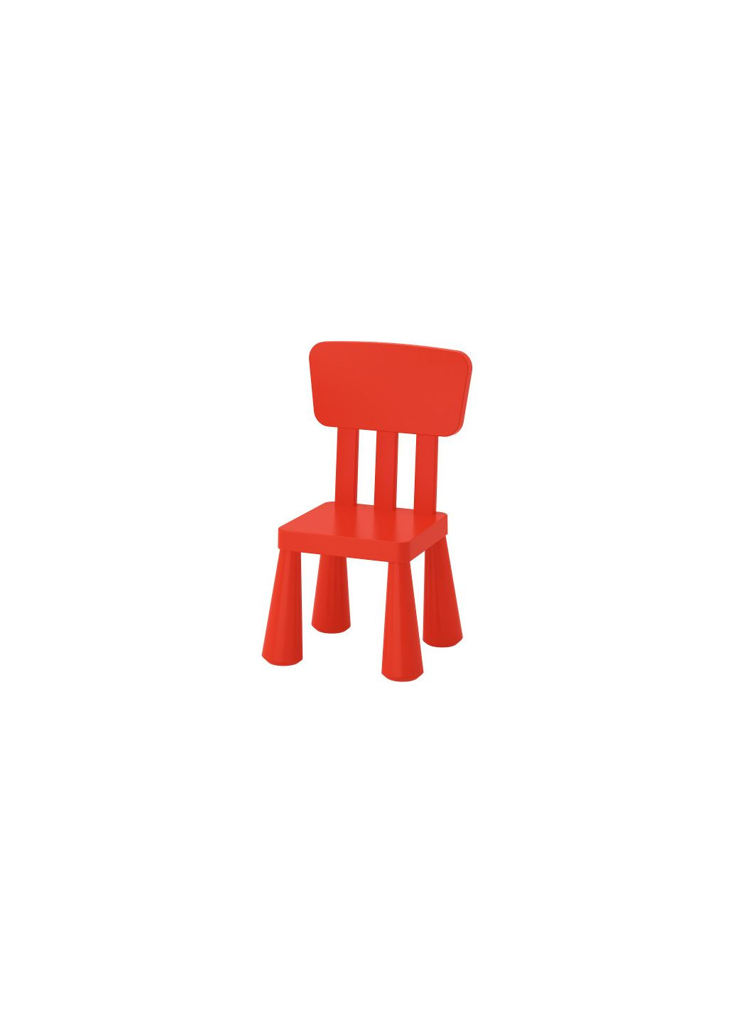 Дитячий стілець для дому/вулиці червоний IKEA (277964881)