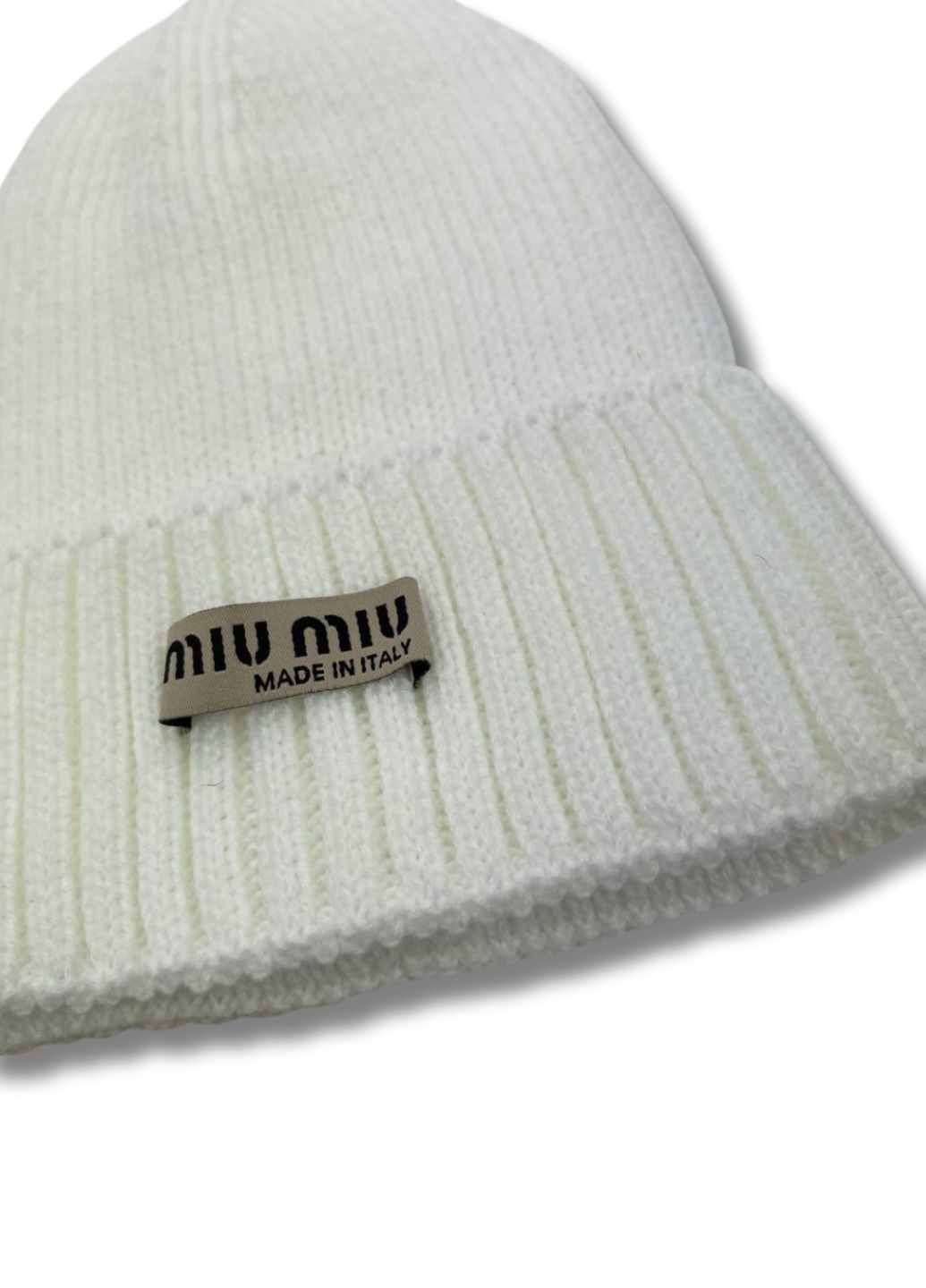 Жіноча зимова шапка на флісі - МіуМіу / MiuMiu No Brand Шапка жіноча (364103396)