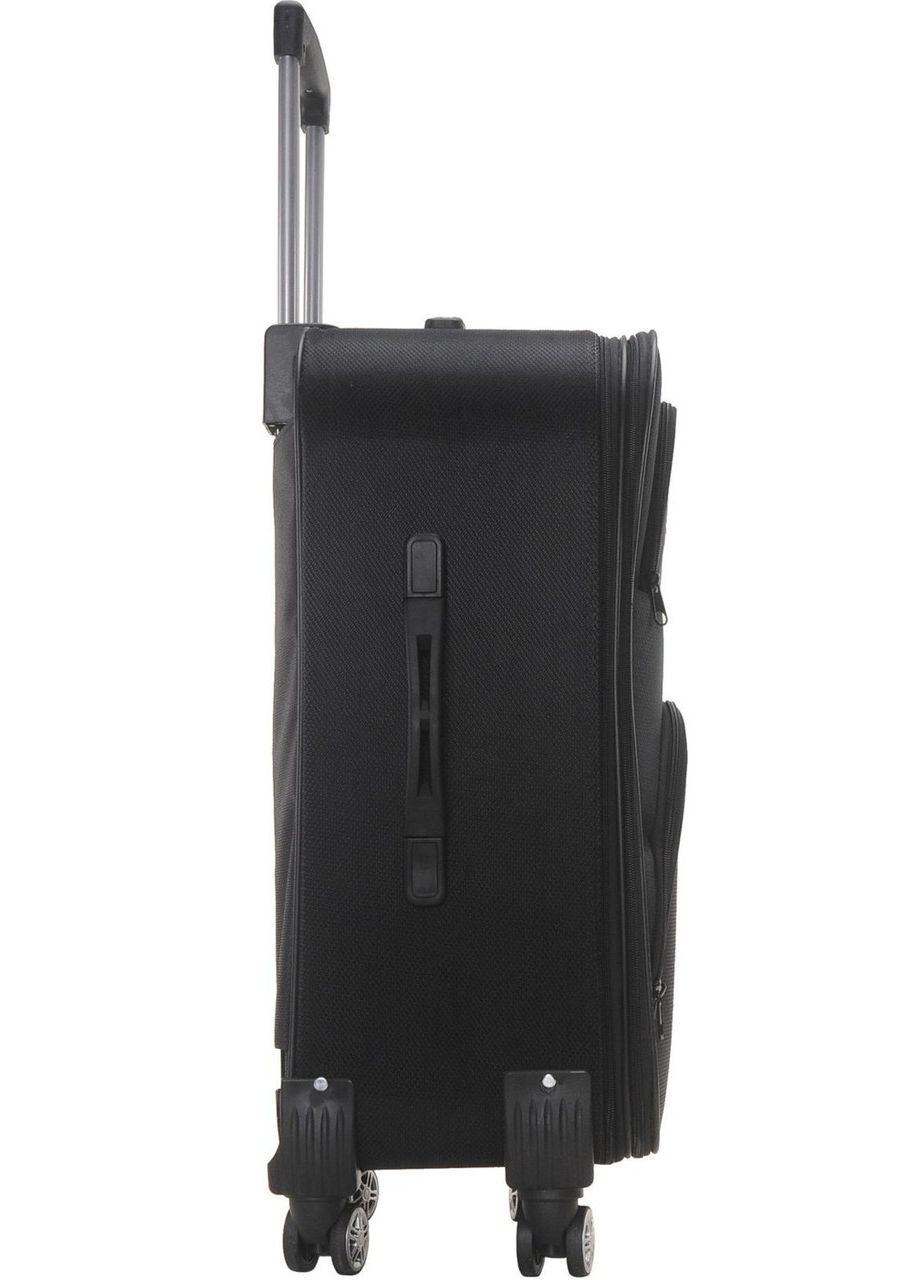 Тканевый маленький чемодан на колесах 42L Черный Gedox (297643195)