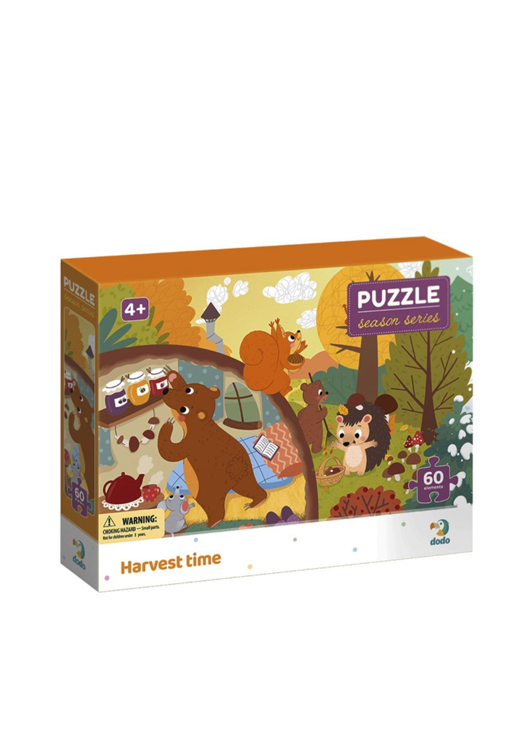 Пазл Уборка в лесу, 60 элементов цвет разноцветный ЦБ-00286044 Dodo (362617451)