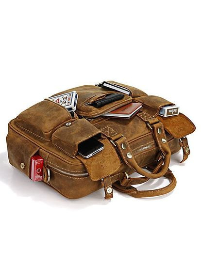 Сумка чоловіча через плече шкіряна 14051 у вінтажному стилі. Vintage (302009433)