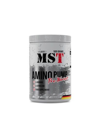 L-аргінін, L-цитрулін малат Amino Pump, 500 грам MST (368706717)