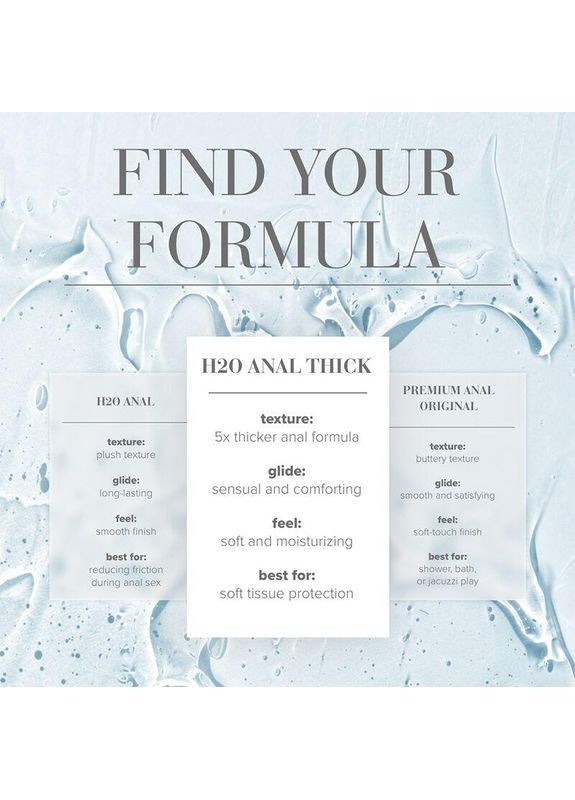 Густая анальная смазка JO ANAL H2O – THICK (240 мл) на водной основе No Brand (303895990)
