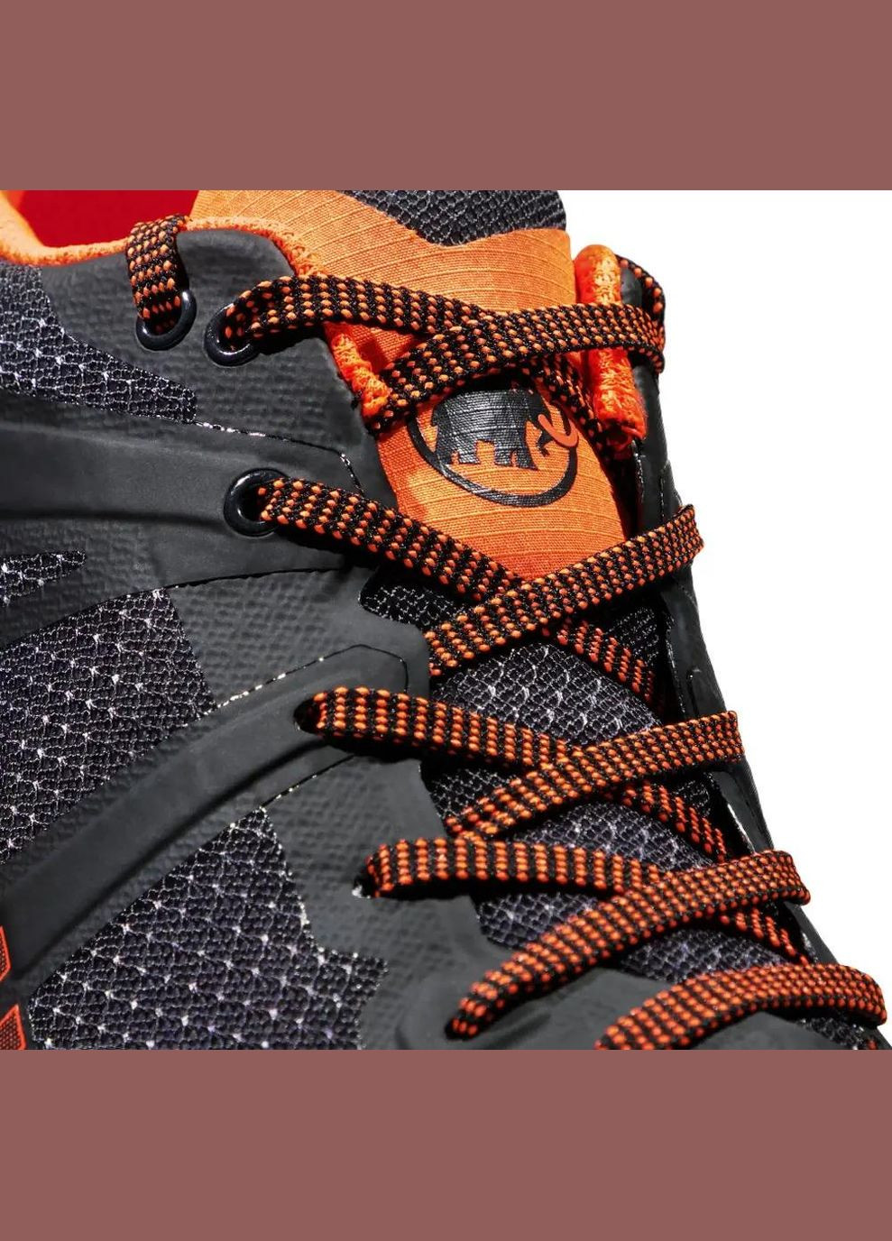 Кроссовки Sertig II Low M Black-Vibrant Orange Mammut (342058399)